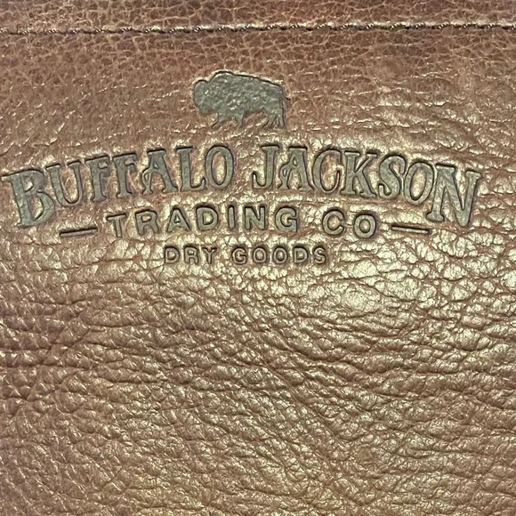 Buffalo Jackson brown leather Medium duffle/ travel bag
